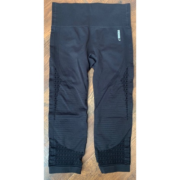 Gymshark Energy seamless leggings Black Size Small - Picture 1 of 4
